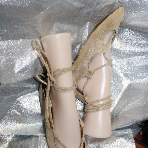 New Gap lace up ballet shoes - Picture 5 of 16